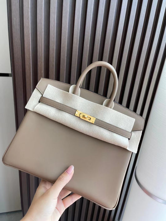 小愛款-Birkin 25 Jonathan 奶茶色 金扣