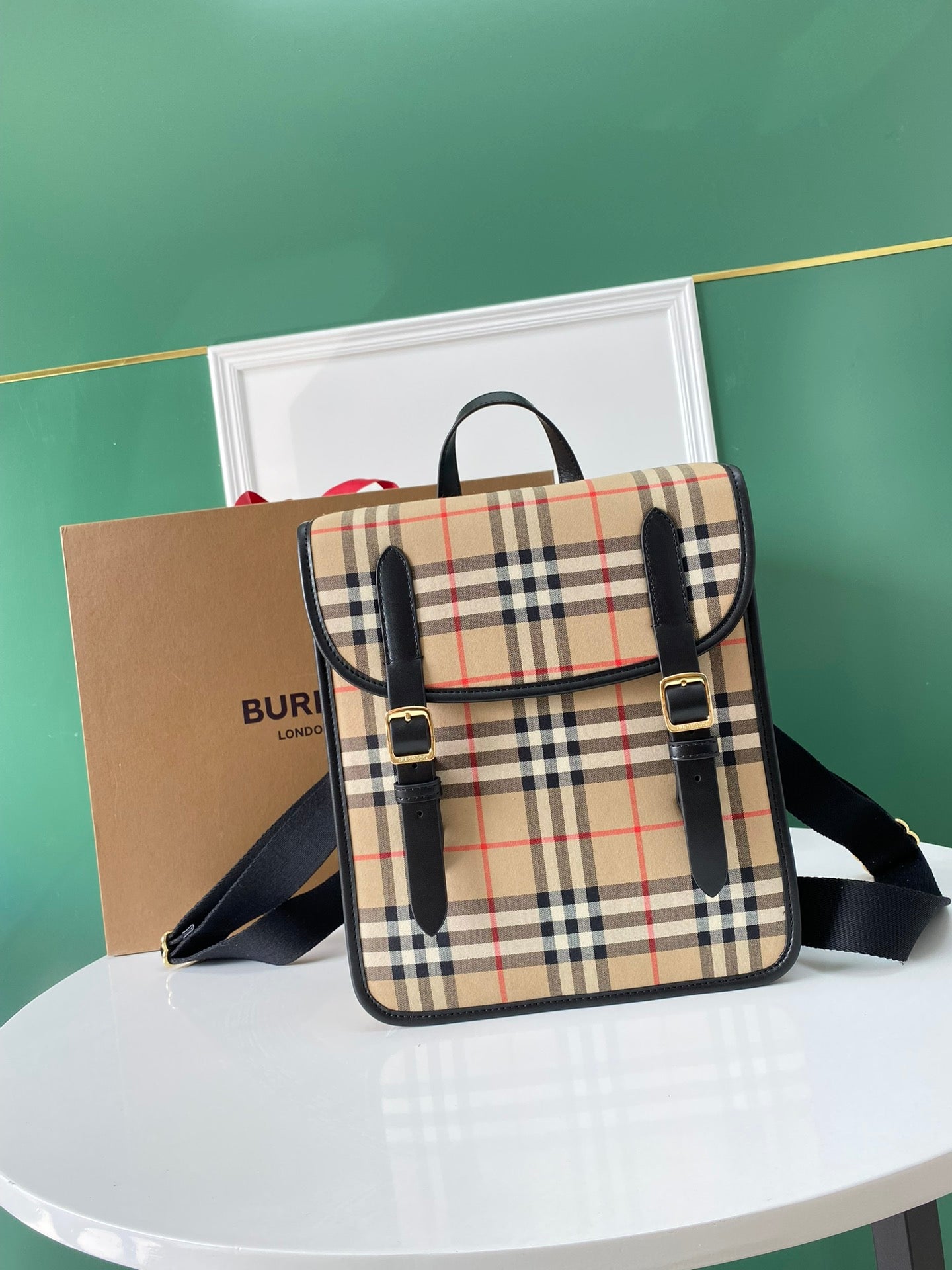 巴B家-方正學院風雙肩包