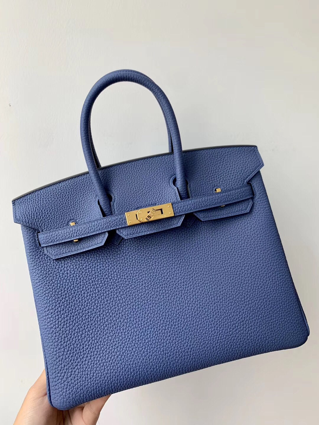 小愛款-Birkin 25 Togo 7E Blue birghton 明藍色 金扣