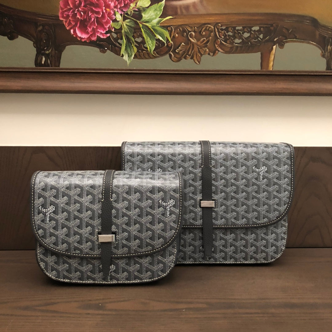 戈G家-Goyard 郵差包 灰色