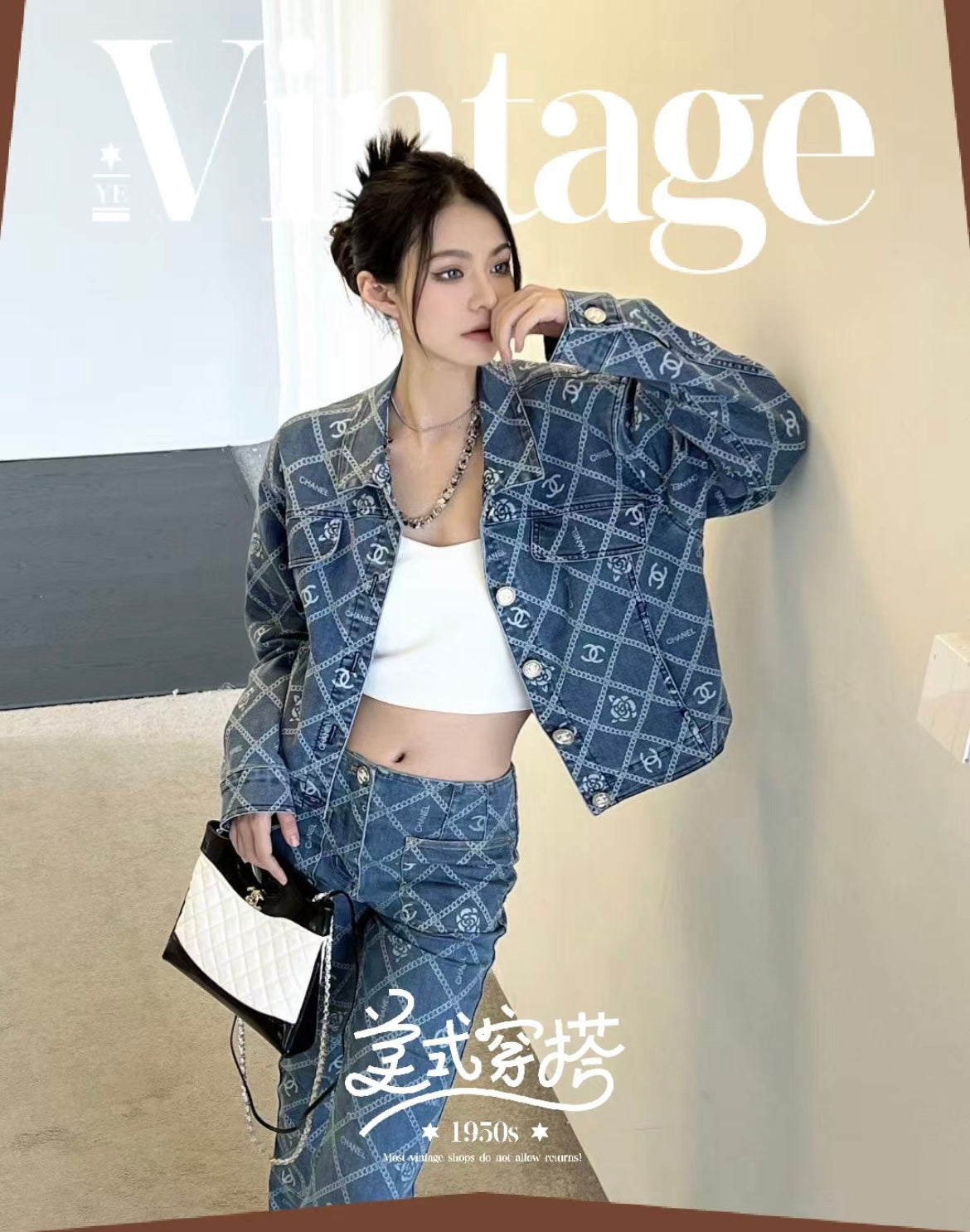 小香家-24B mini 31bag黑配羊皮 白色