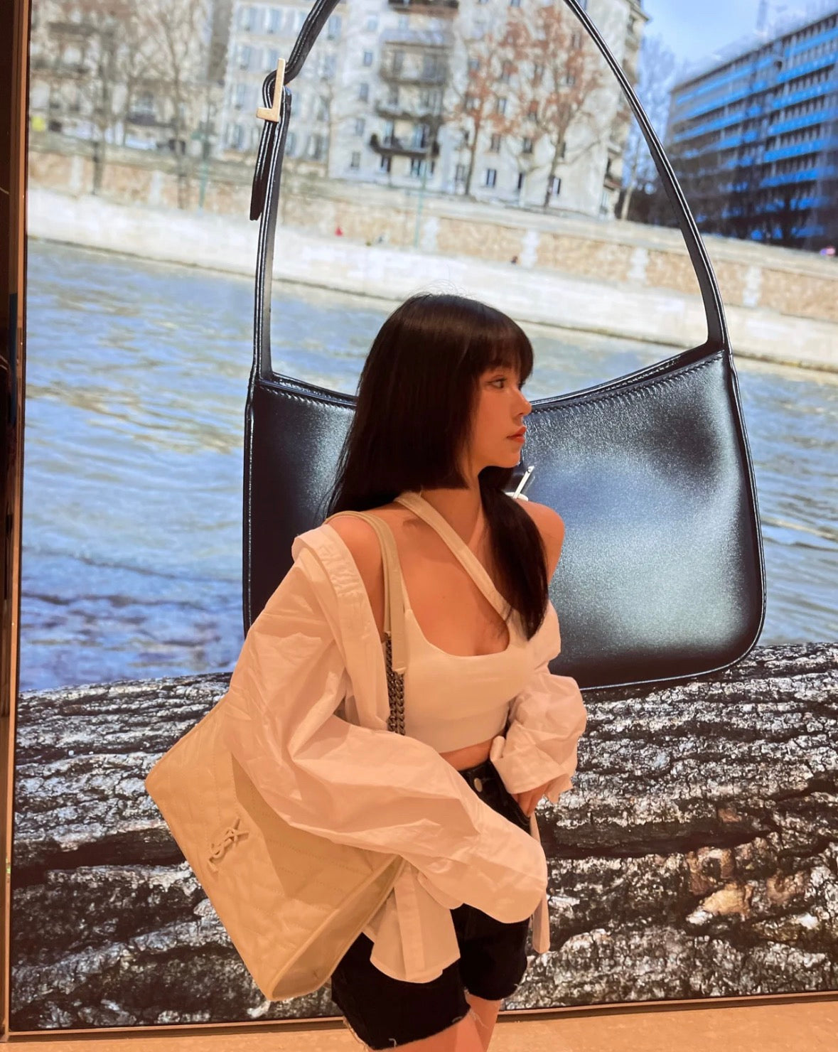 聖Y羅-Niki Shopping Bag 奶白色