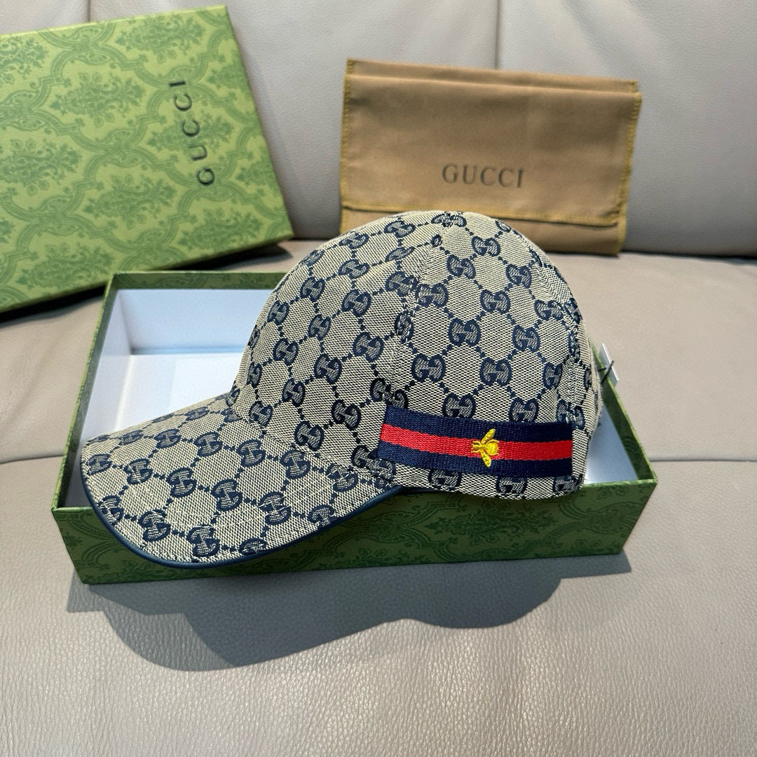 古G家-可調節刺繡小蜜蜂棒球帽