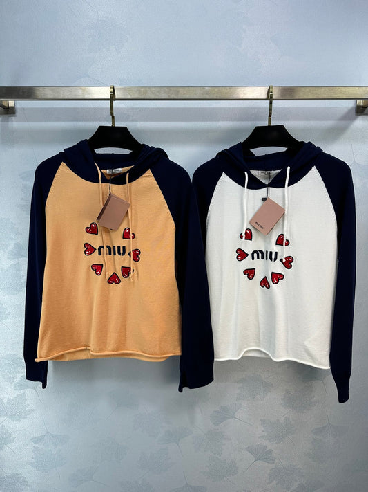 穆Ｍ家-2404 春季新款針織衛衣