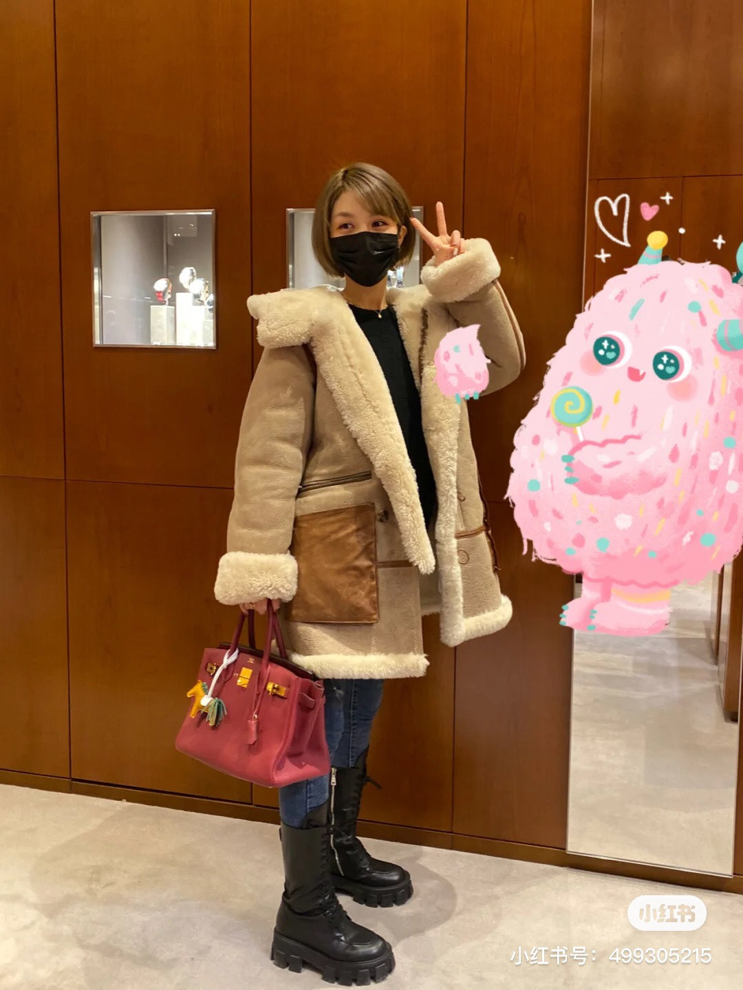 小愛款-Birkin 30 Togo 石榴紅 金扣