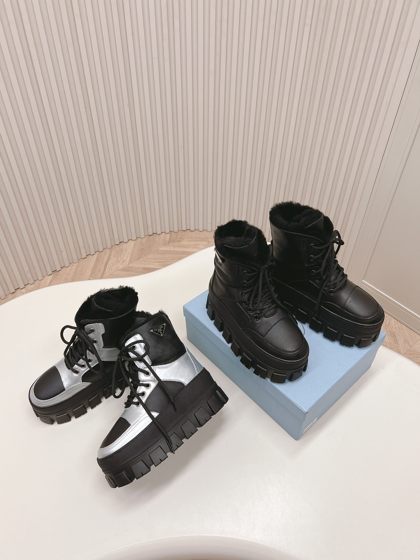 普P家-2024羊毛厚底雪地靴 集合圖