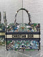 迪D家-Book Tote 2023春夏系列 浪漫花刺繡 中號