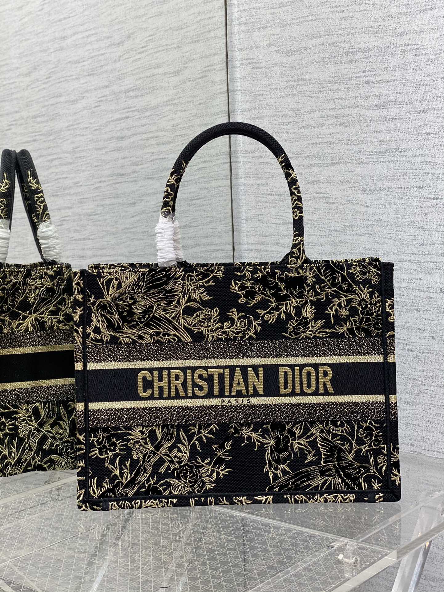 迪D家-BookTote 刺繡手袋 金絲線系列 36x18x28cm