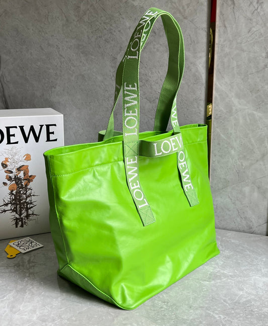 羅L威-Fold shopper 最新秀款購物袋 亮綠色