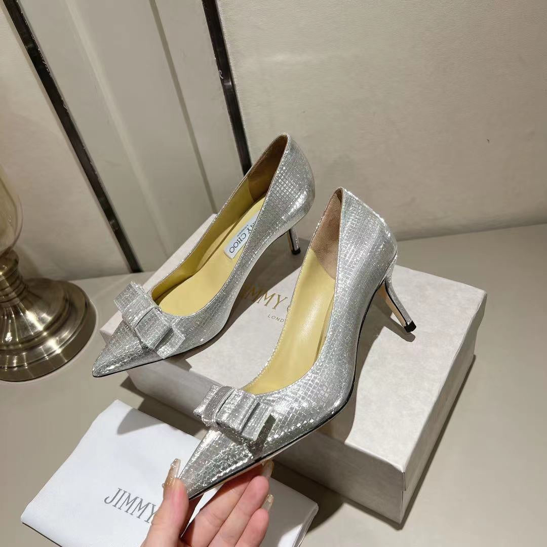 JC傑米-巴黎櫥窗定制款 Blingbling高跟鞋 6.5CM 銀色