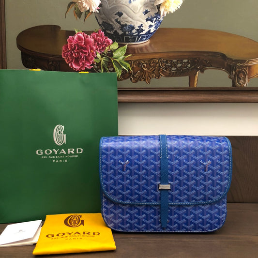 戈G家-Goyard 郵差包 寶藍色男女款