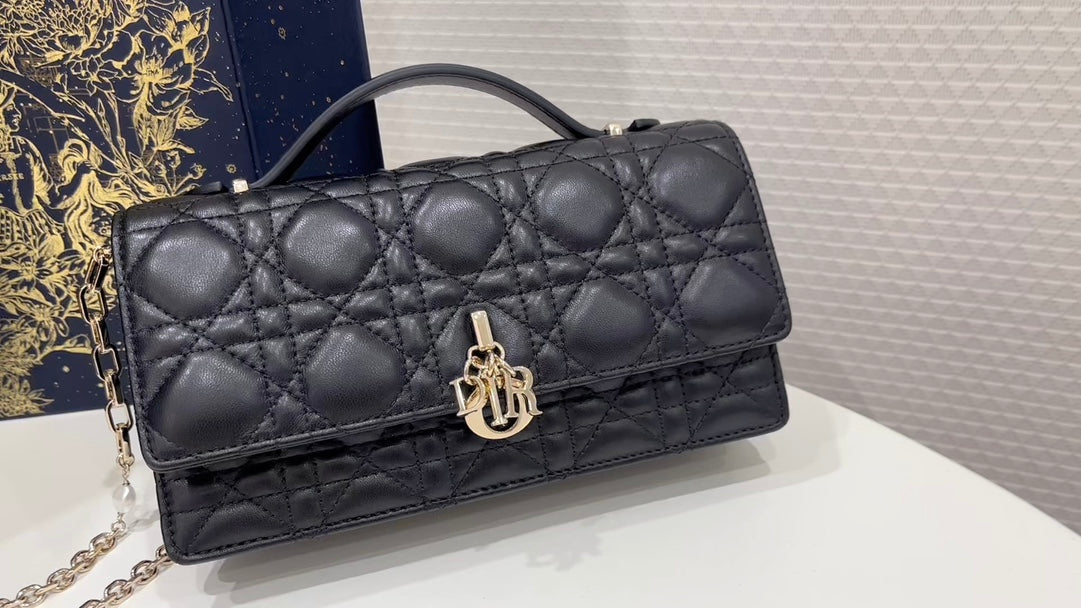 迪D家-Miss Dior Top Handle 手袋 黑色