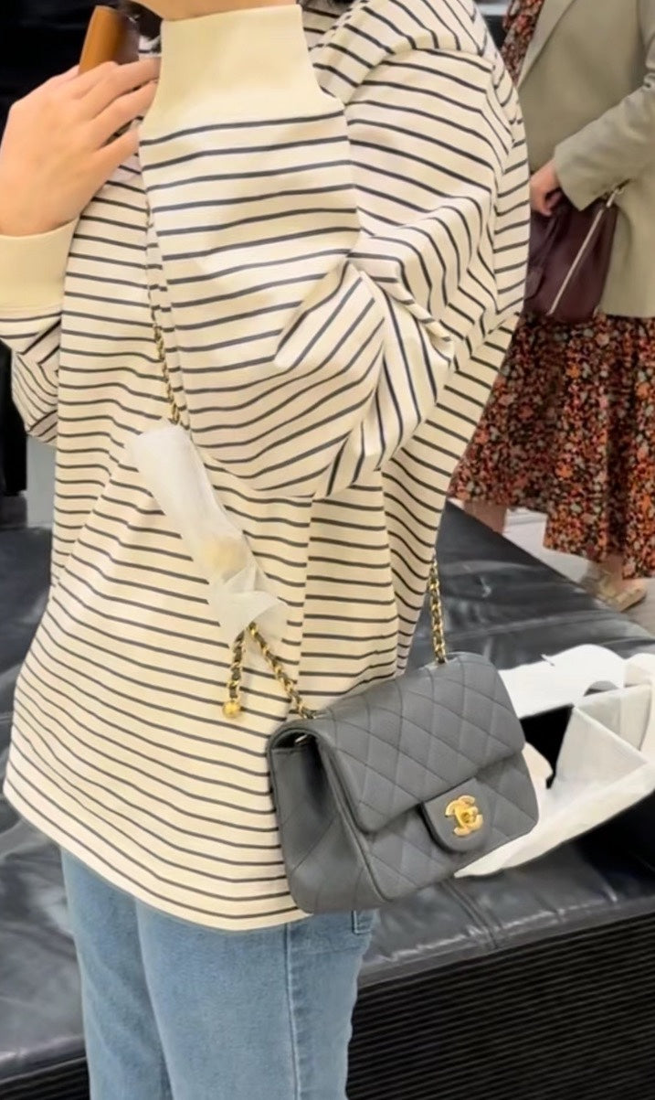 小香家-Chanel 23k 金球方胖子 深灰色