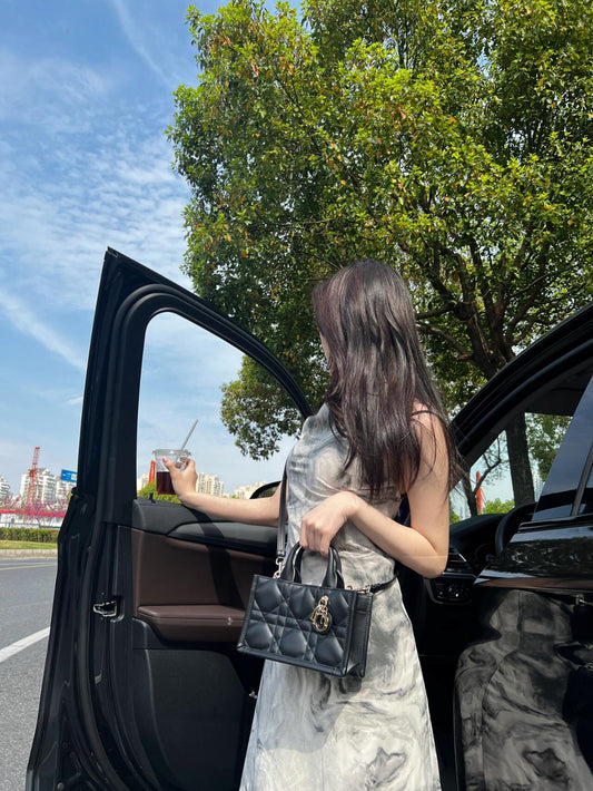 迪D家-Book Tote 背帶托特包 黑色 Mini