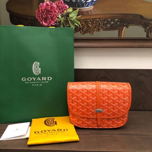 戈G家-Goyard 郵差包小號 橘色