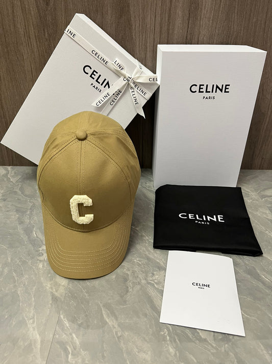 賽C家-簡約C字母Logo棒球帽 黃色