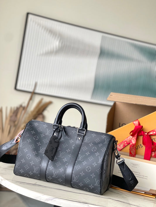 M46655 路L家- Keepall 35 手袋 黑色男款