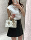熱銷款 迪D家-Book Tote 背帶托特包 白色 Mini