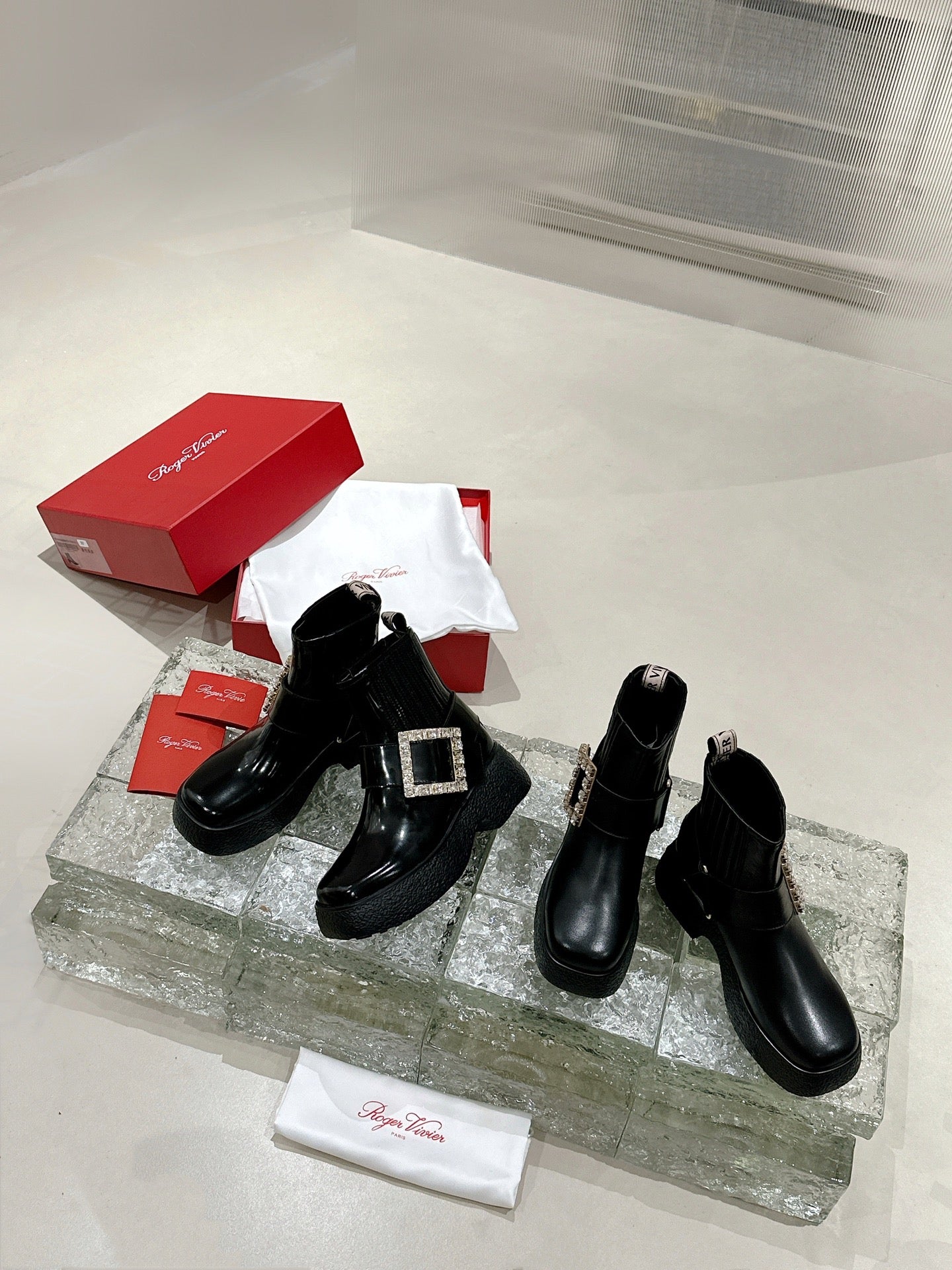 R方扣頭-2024皮革靴4.5cm 集合圖