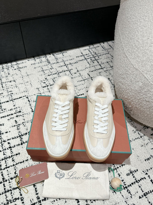 L-piana-2024休閒鞋 奶茶色