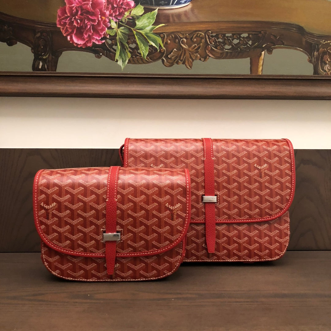 戈G家-Goyard 郵差包 紅色