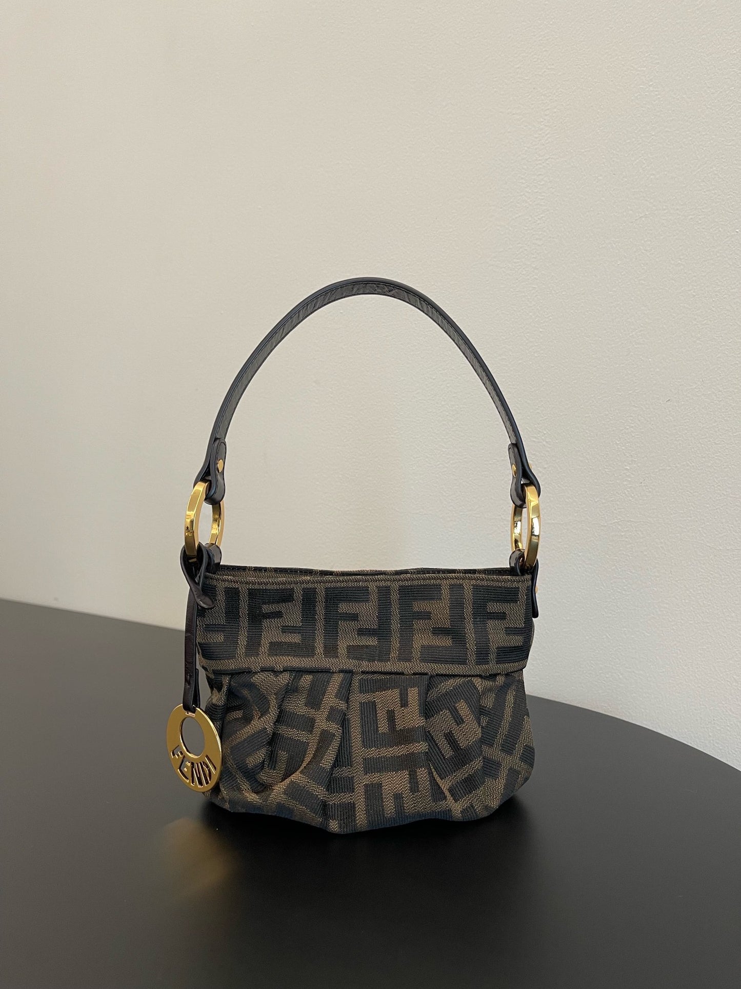 芬F家- 老花中古小元寶手提包