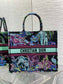迪D家-Book Tote 2023春夏系列 動物園藍綠色 大號