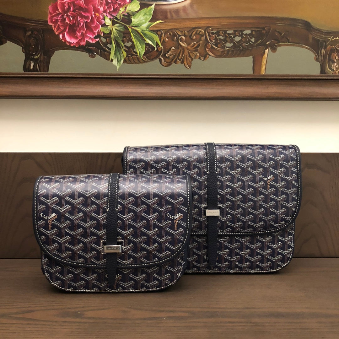 戈G家-Goyard 郵差包 深藍色
