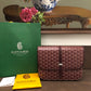 戈G家-Goyard 郵差包 酒紅色