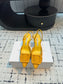 Manolo Blahnik-2024 高跟涼鞋 黃色