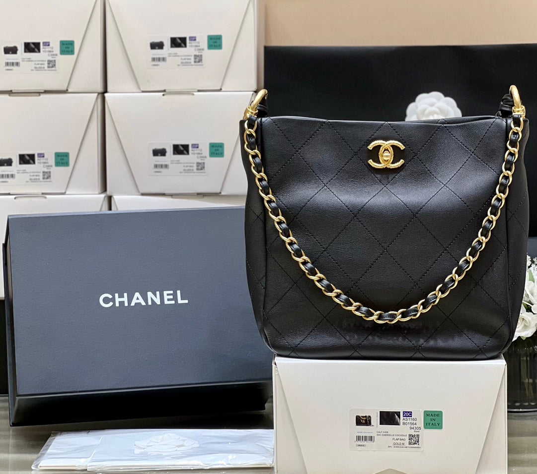小香家-2023早秋系列 手工坊編織嬉皮包 小牛皮 黑色