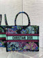 迪D家-Book Tote 2023春夏系列 動物園藍綠色 中號