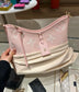 路L家-CARRYALL 絲印小號手袋 粉色