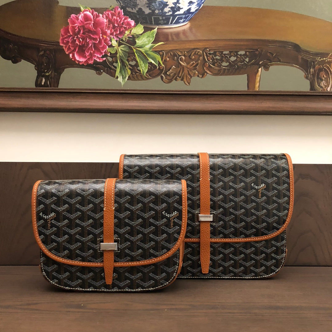 戈G家-Goyard 郵差包 棕色