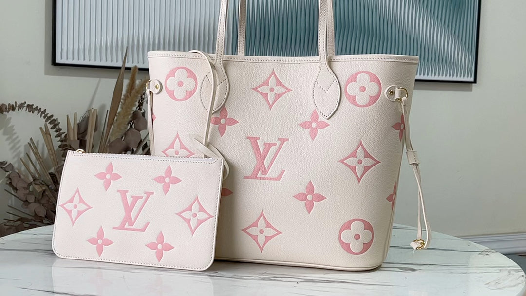 M45686 路L家-Neverfull 中號 奶油白