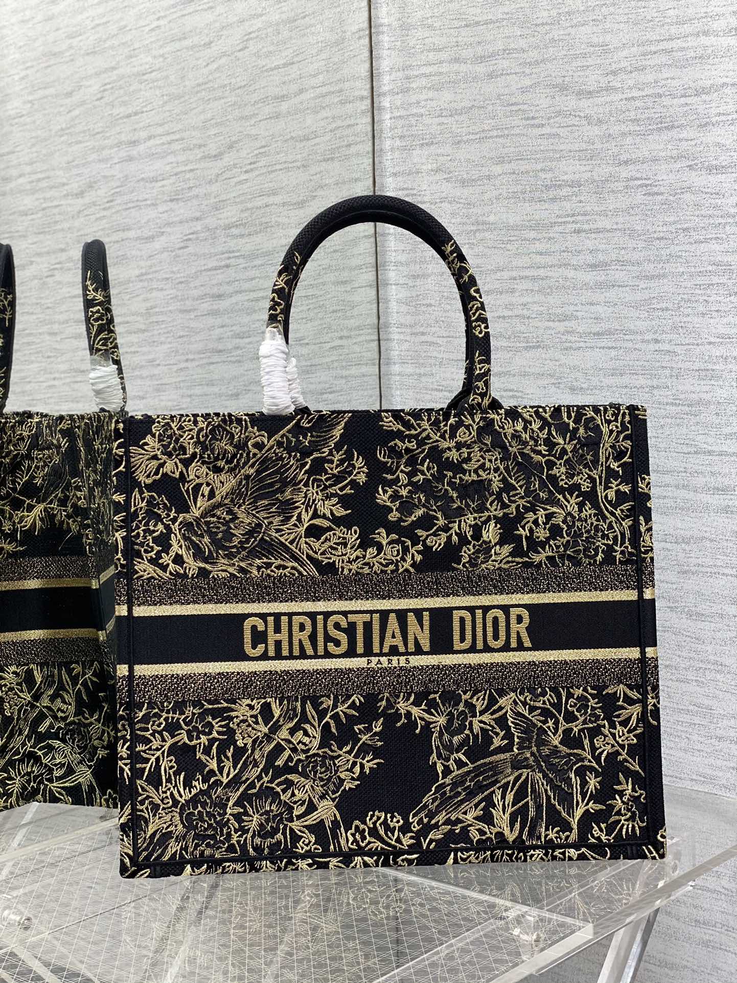 迪D家-BookTote 刺繡手袋 金絲線系列 42x18x35cm