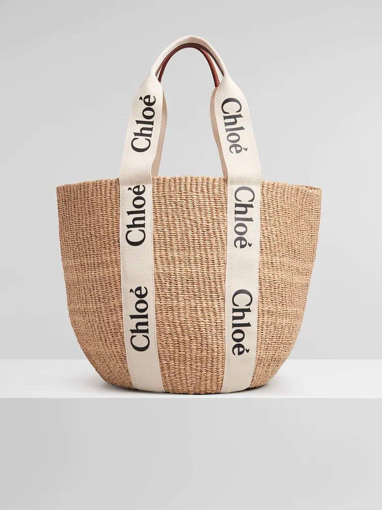 克羅C-Large Woody Basket 白色 大號