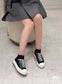 迪D家-OBLIQUE 高筒運動鞋 黑色