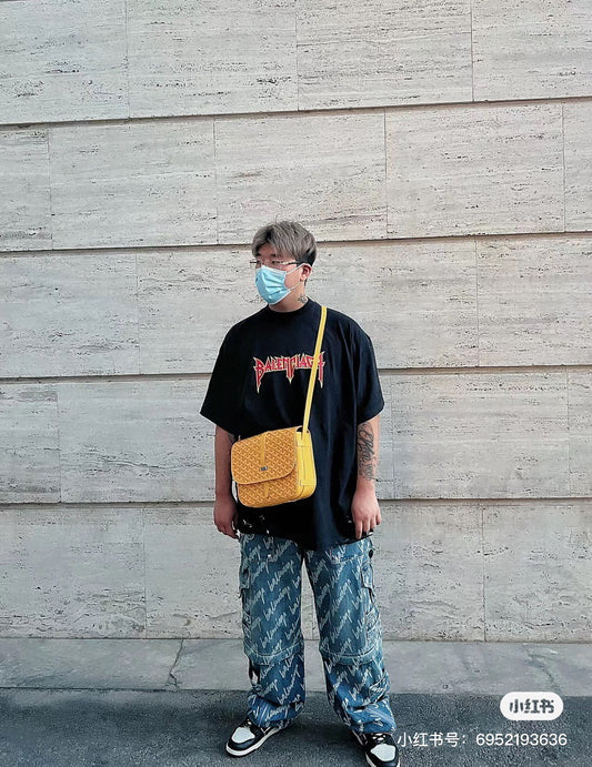 戈G家-Goyard 郵差包 黃色男女款