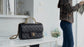 小香家-Chanel CF Mini 經典皮革穿繞雙c Logo 黑色