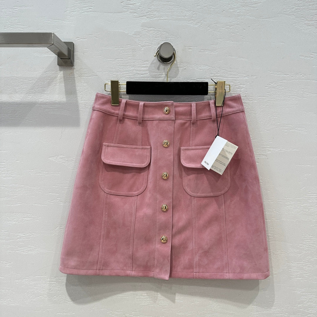 穆Ｍ家-2404 24早春新品時髦分子風氣質山羊絨面套裝