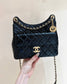 小香家-Chanel Hobo 23c早春款 油蠟皮黑色 大號