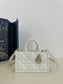 熱銷款 迪D家-Book Tote 背帶托特包 白色 Mini