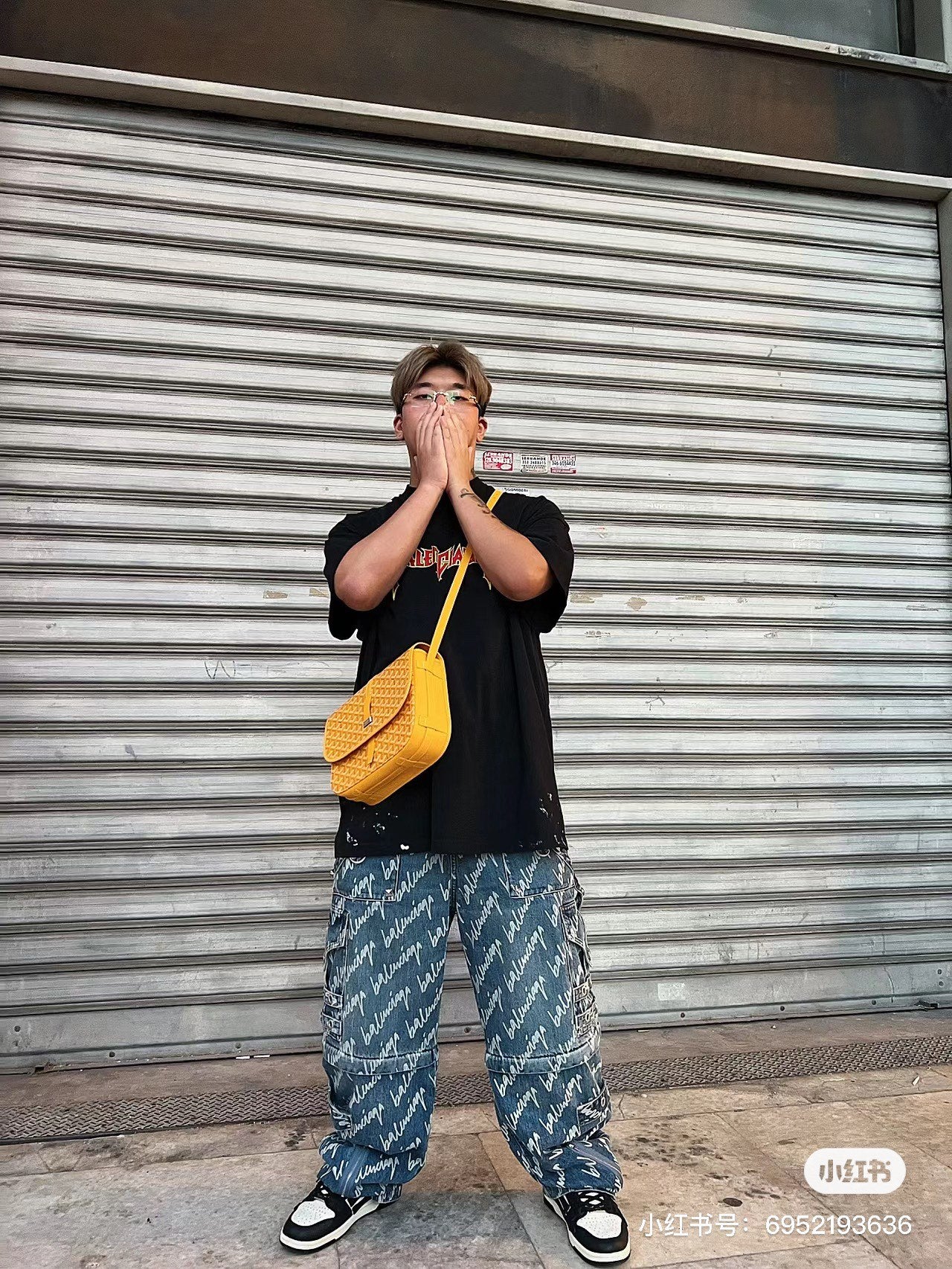 戈G家-Goyard 郵差包 黃色男女款