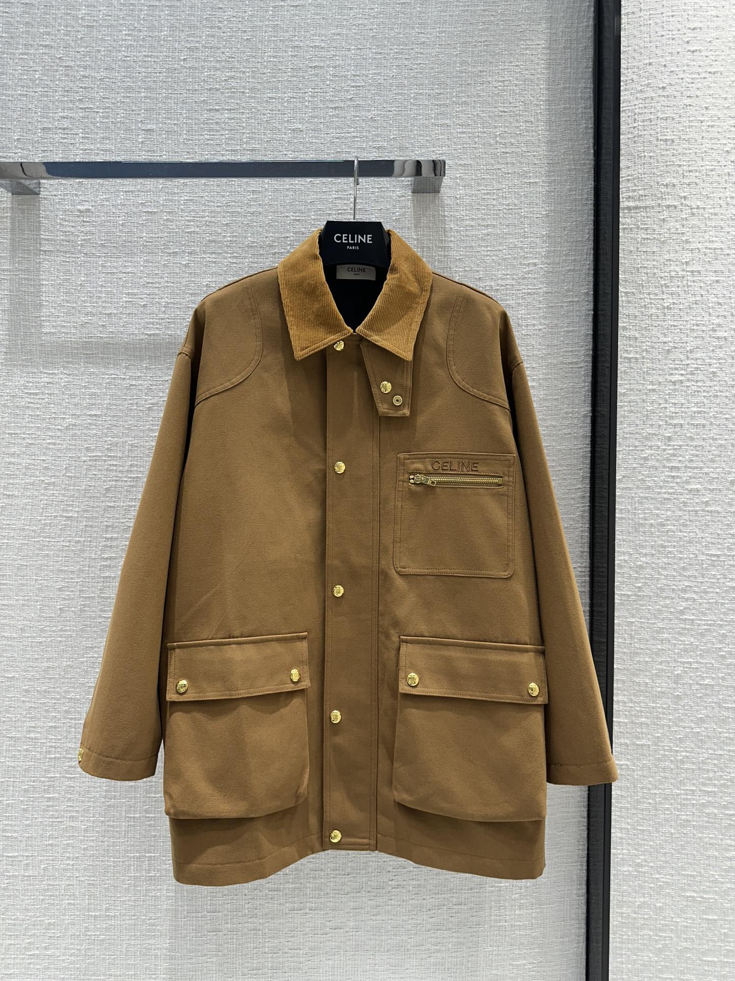 賽C家-2403 中性風工裝口袋夾克外套