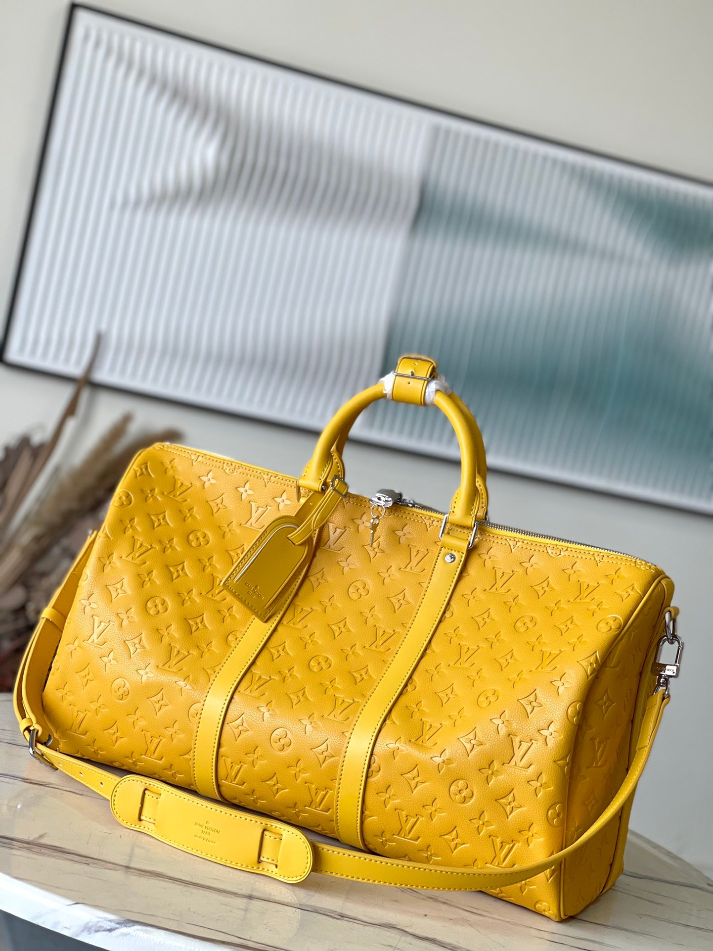 M23748 路L家-Keepall Bandoulière 旅行袋 黃色