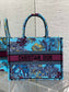 迪D家-Book Tote 2023春夏系列 動物園亮藍色 中號
