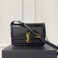 聖Y羅-BOX SAINT LAURENT 豆腐包 大號 漆皮黑色