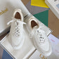 克羅C-Nama sneaker彩虹系列 網面拼色休閒運動鞋 全白色