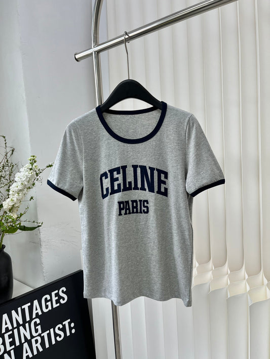 賽C家-2403 字母刺繡TEE